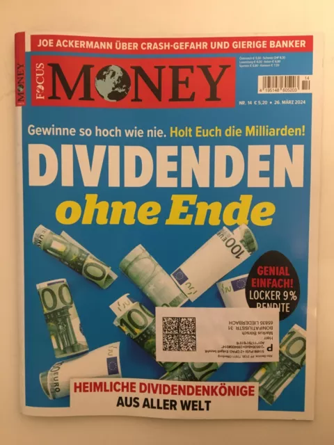 Focus Money Nr. 14 vom 26.03.2024 / 26. März 2024