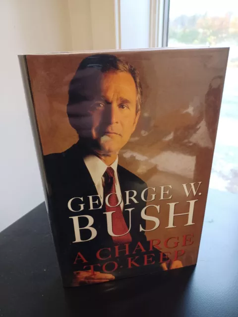 George W. Bush Signed Autograph Book A Charge To Keep US President #31/100