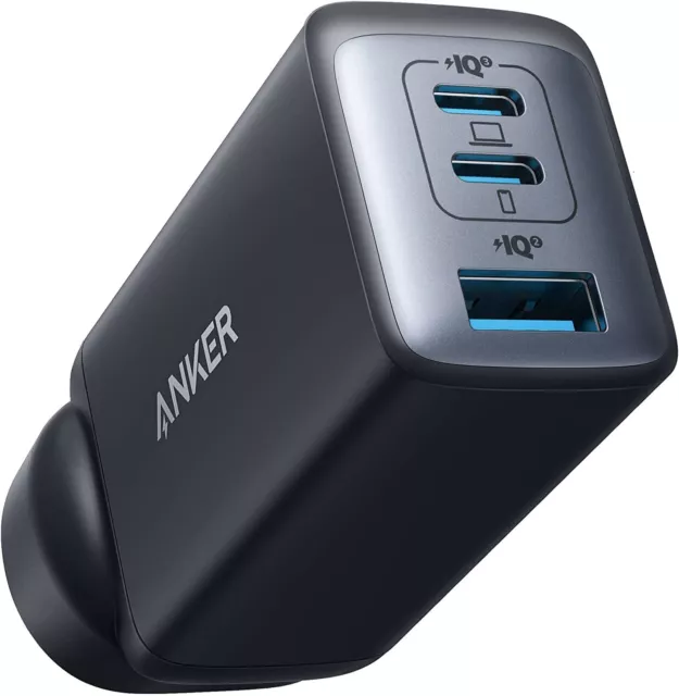 Anker Nano II 65W USB C Charger, PPS 3-Port Fast Compact Wall Charger