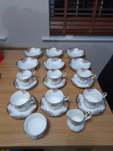 Royal Albert Concerto , 40 Piece Dinner / Tea Set, MINT CONDITION