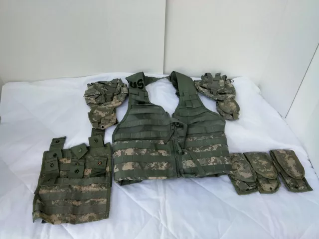 USGI Acu Molle 2 Flc Chaleco Con/9 Bolsas Molle II