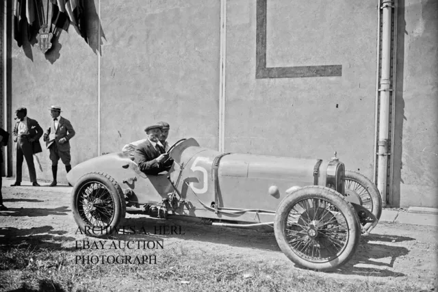 Talbot Darracq factory racer Rene Thomas 1921 French Grand Prix Le Mans photo