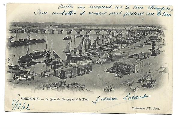 33  Bordeaux  Le Quai De Bourgogne Et Le Pont