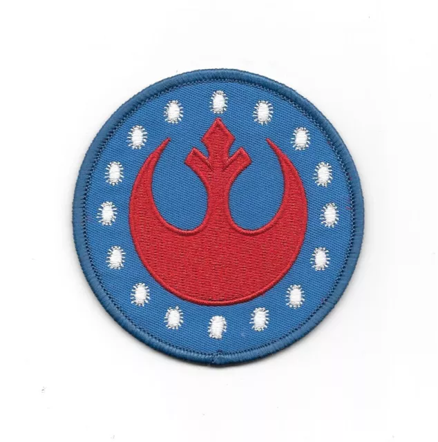 Star Wars Galaxy Round Patch, Jedi Order Logo, Embroidered Iron On, Size:  3.5 inches