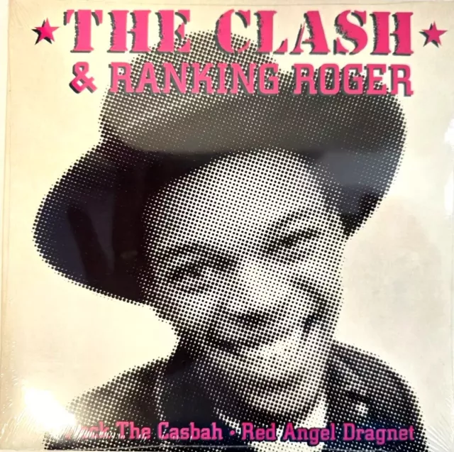 The Clash & Ranking Roger – Rock The Casbah • Red Angel Dragnet 7" vinyl record