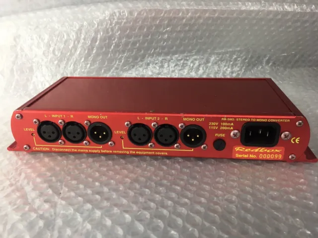 Sonifex Redbox RB-SM2 Dual Stereo to Mono Converter Mixer