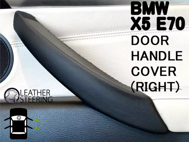 BMW X5 Interior Door Handle Cover for X5, X6 - E70 E71 E72 Black Right Door Pull