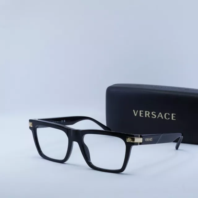 NEW VERSACE VE3354 GB1 Black 55mm Eyeglasses