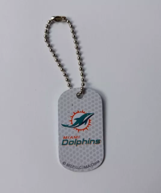 MIAMI DOLPHINS PORTACHIAVI Dog Tag NFL football americano