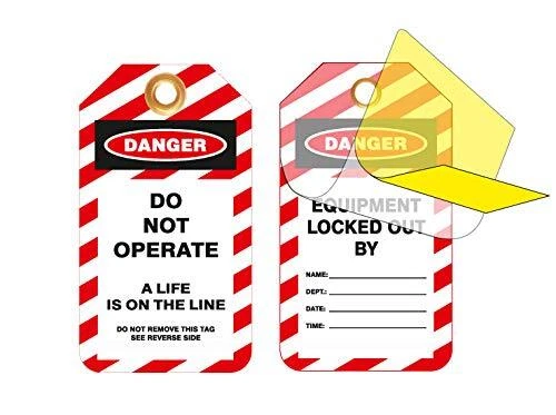 Lockout Tags, Do Not Operate, Self-Laminating #7350