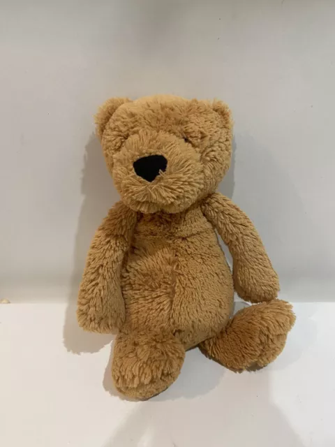 JELLYCAT Bashful Teddy 2008 SOFT CUDDLY FLOPPY BEANIE HUG TOY 8"