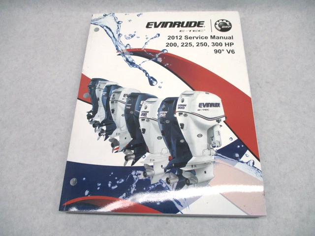 5008740 BRP Evinrude Outboard Service Repair Manual E-TEC 200-300 HP 2012 IN