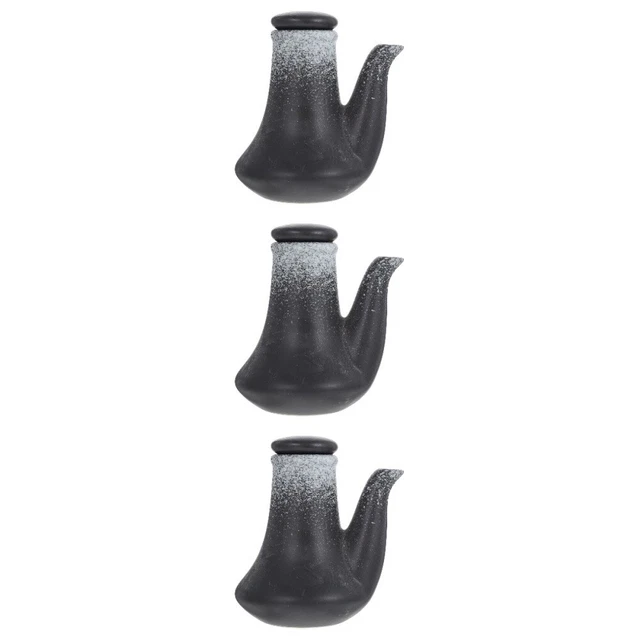 3 piezas Salsa Vinagre Olla Cerámica Acondimento Jarro Dispensador de Aceite Botella Jarabe