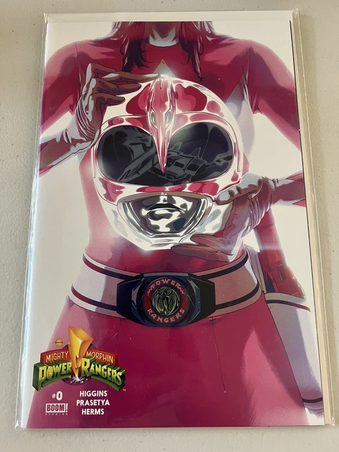 MIGHTY MORPHIN POWER Rangers #0 Boom Studios Comics variante rose ...