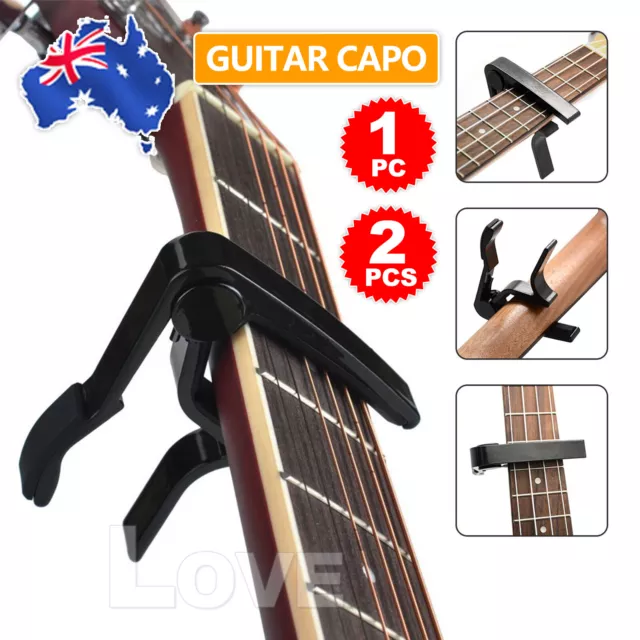 Aluminum Guitar Capo Spring Trigger Electric Acoustic Clamp Quick Change Release