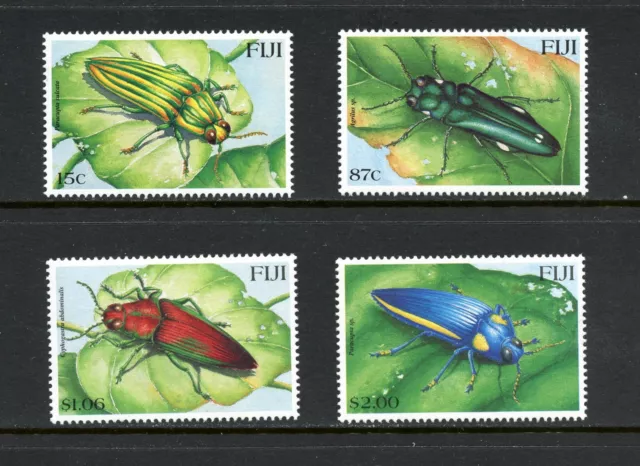 R3323 Fiji 2000 Insectes Coléoptères 4v. MNH