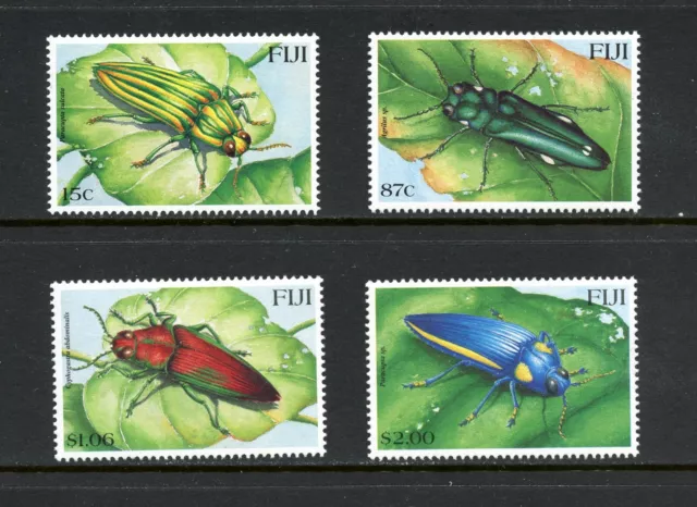 R3323   Fiji   2000    insects  beetles   4v.   MNH