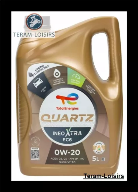 HUILE AUTOMOBILE TOTAL QUARTZ INEO XTRA FIRST 0 W 20 / 5 Litres