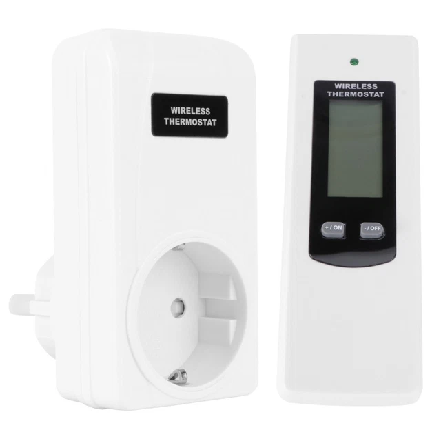 Thermostat Intelligent InnovTec - Prise Programmable Sans Fil - Contrôle Température 0-60°C - Portée 40m