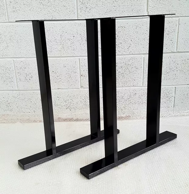 2x Table / Bench legs Designer Metal Steel Industrial "The Epping Leg"  UK Made 2