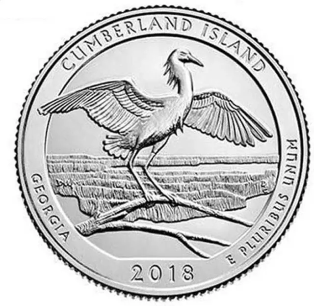 2018 P Cumberland Island Seashore Quarter - Brilliant Uncirculated - ATB