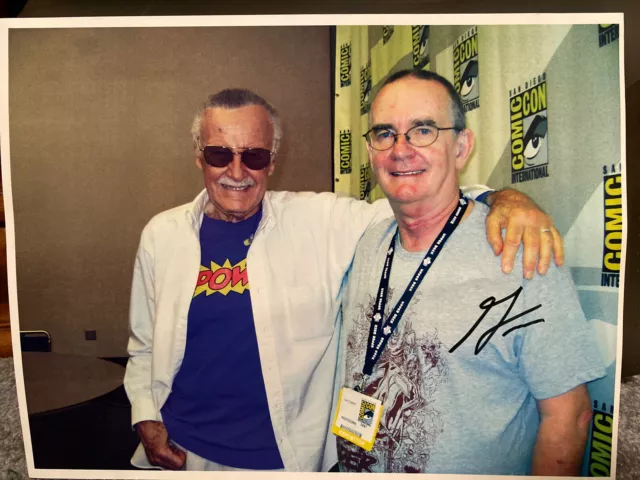 Gary Friedrich Autograph Signed Stan Lee Ghost Rider Picture RARE  MARVEL