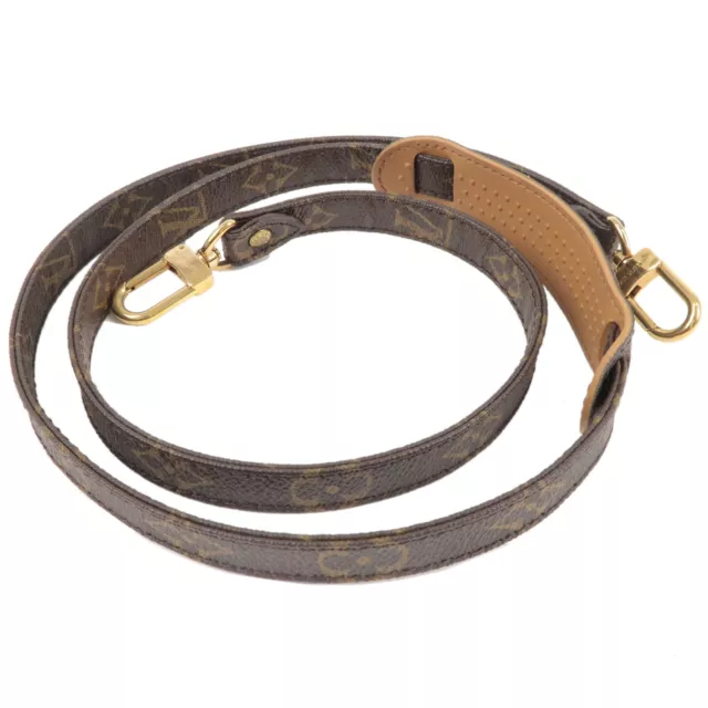 Auth Louis Vuitton Monogram Canvas Shoulder Strap 120cm J75010 Used