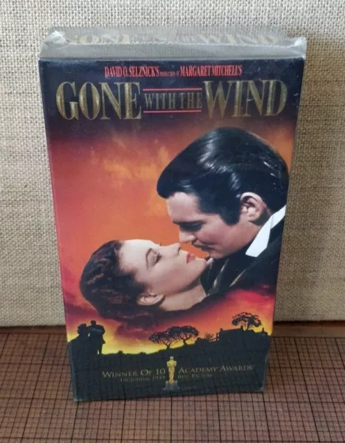 Gone With The Wind VHS -- 2 Tape Set Clark Gable Vivien Leigh -- New SEALED