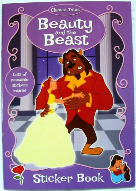 Classic Tales - Beauty and the Beast - Sticker Book Kids Children RRP £4.99