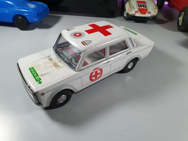 Jouet Paya Fiat Seat 132 Bomberos JEFE #4 - 38 Cm - Espagne - électrique Boîte