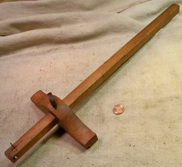 Stanley No 85 Beech Panel Marking Gage Or Gauge Good Shape Collectible READ