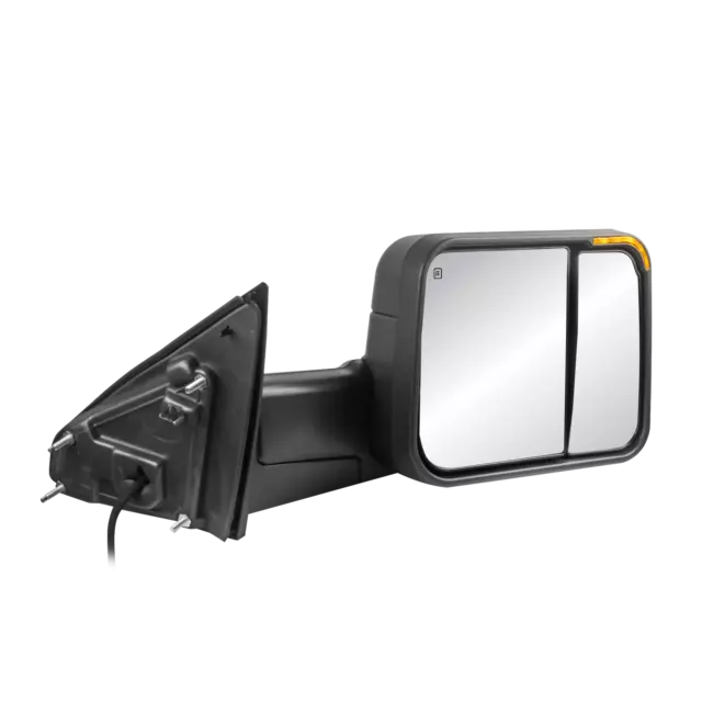 Pair Power Heated Tow Mirrors w/ Puddle Lights Turn Signal For 19-2023 Ram 1500 3