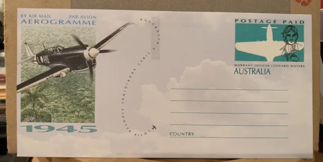 Australia 🇦🇺 1994 “Leonard Waters “ Pre-Paid Aerogramme (Mint) (Folded)