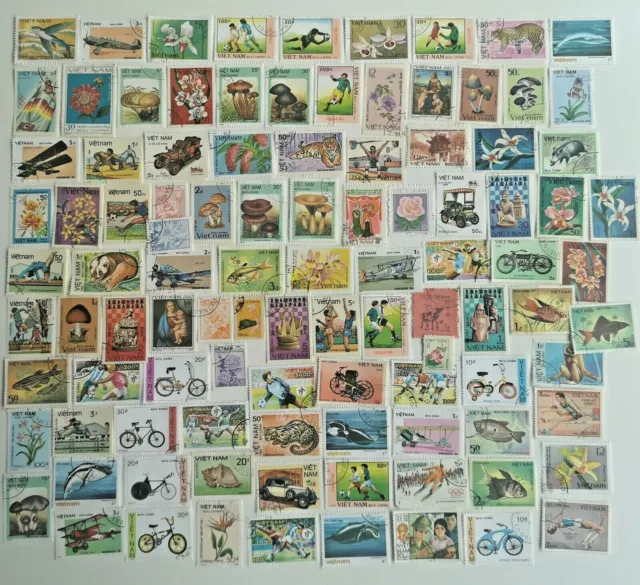 Vietnam Stamps Collection -  100 to 1000 Different Stamps