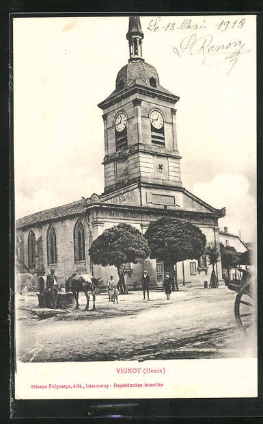 CPA Vignot, L´Eglise