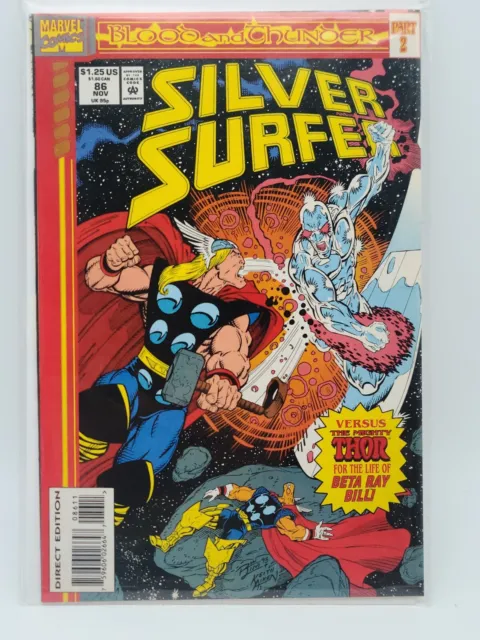 Silver Surfer, The (Vol. 3) #86 (Newsstand) FN; Marvel | Thor Blood and Thunder
