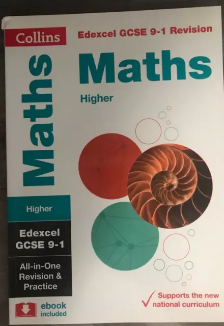 EDEXCEL GCSE MATHS HIGHER All-in-One Revision and Practice (9-1) - (Collins) NEW