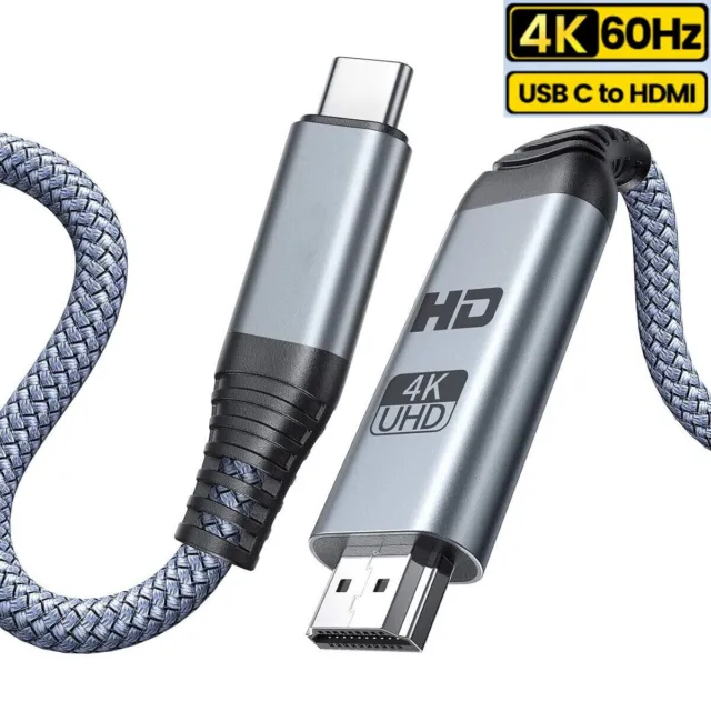 USB Multiport Adapter USB-C Cable to HDMI VGA Thunderbolt 3 To DVI Displayport