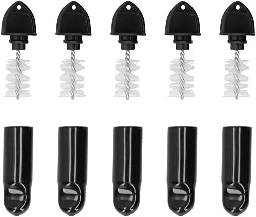 Faucet Plug Brush, 5Pcs Beer Tap Brush + 5Pcs Draft Beer Faucet Set
