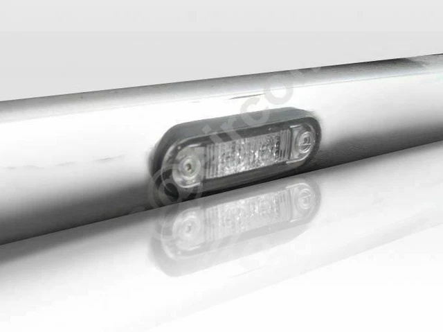 thumbnail image 2 of Bragan Stainless Steel Roof Bar With 7 LEDs For Mercedes Sprinter 2014-2018 – Chrome Mirror Finish 2 of 3