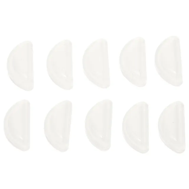 5 pares de almohadillas nasales para gafas, almohadillas nasales antideslizantes, piezas de gafas,