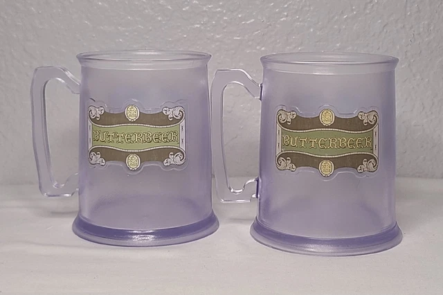 Harry Potter Butterbeer Mug. Plastic Wizarding World Universal Studios Set of 2