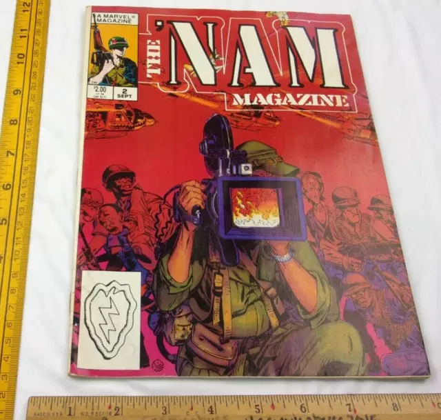 The NAM #2 Magazine Marvel comic book 1st print F/VF 1988