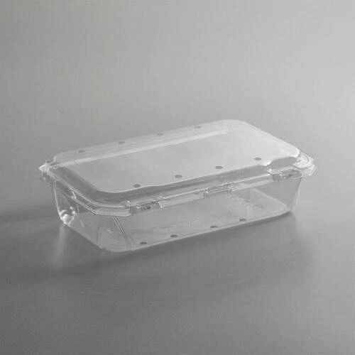 Produce Packaging 3 lb. Clear Vented Clamshell Produce Berry Container 140 PCS 3