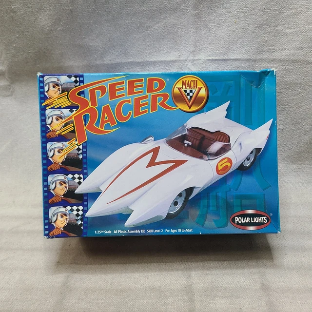 POLAR LIGHTS SPEED Racer Mach 5 1 25 Scale Model Car Kit NEW 19 99 