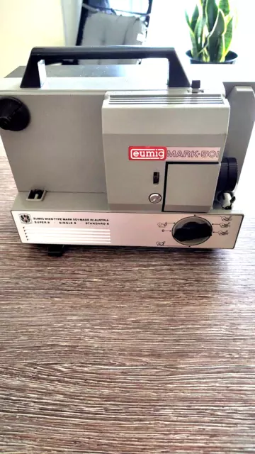 Eumig Mark 501 Super 8 Cine Movie Film Projector Fully Working