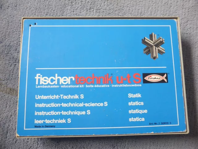 Fischertechnik  Lernbaukasten u-t S Kasten