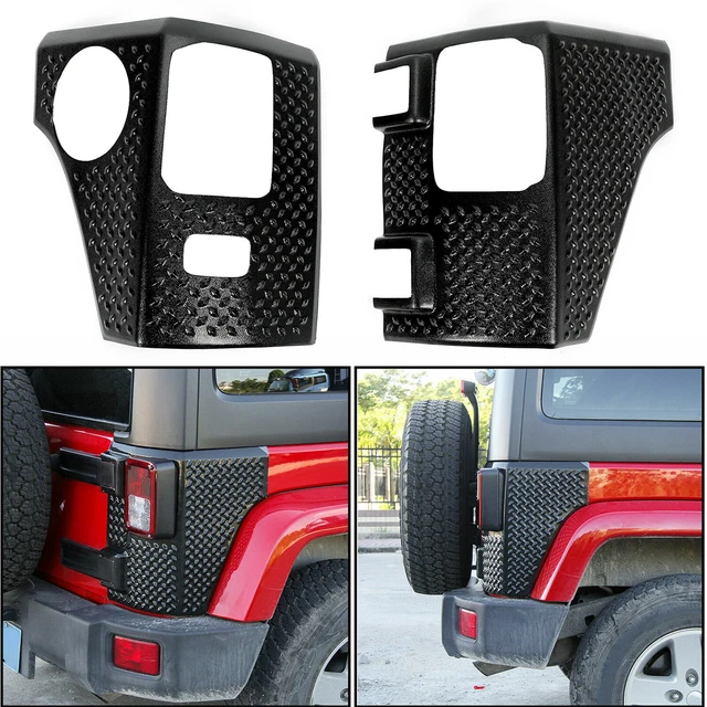 REAR CORNER GUARDS Body Armor Tail light Cover for Jeep Wrangler JK JKU