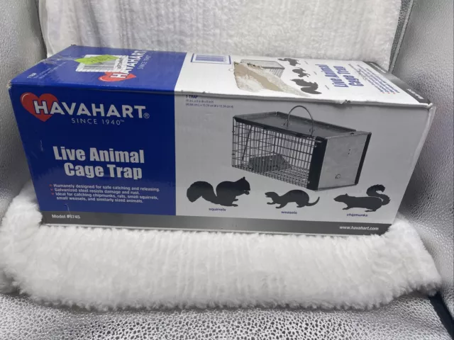 Havahart 0745 Durable-Resistant Live Catch Cage Trap for Chipmunks