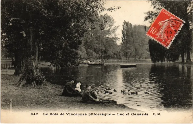 CPA Vincennes Lac et Canards (1347167)